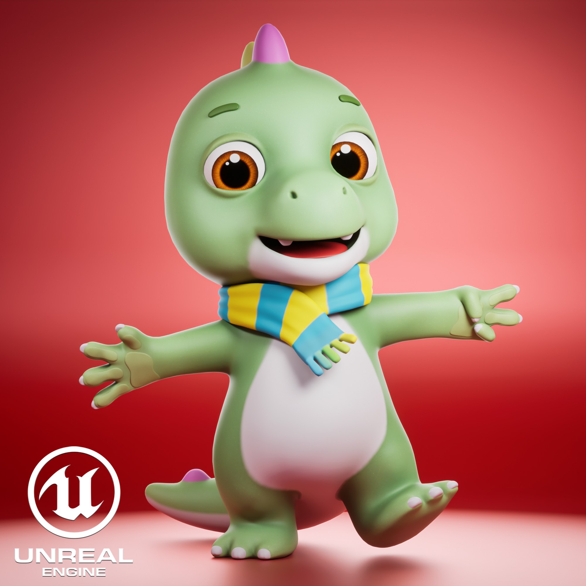 Dino Stylistic Creature Plate 01