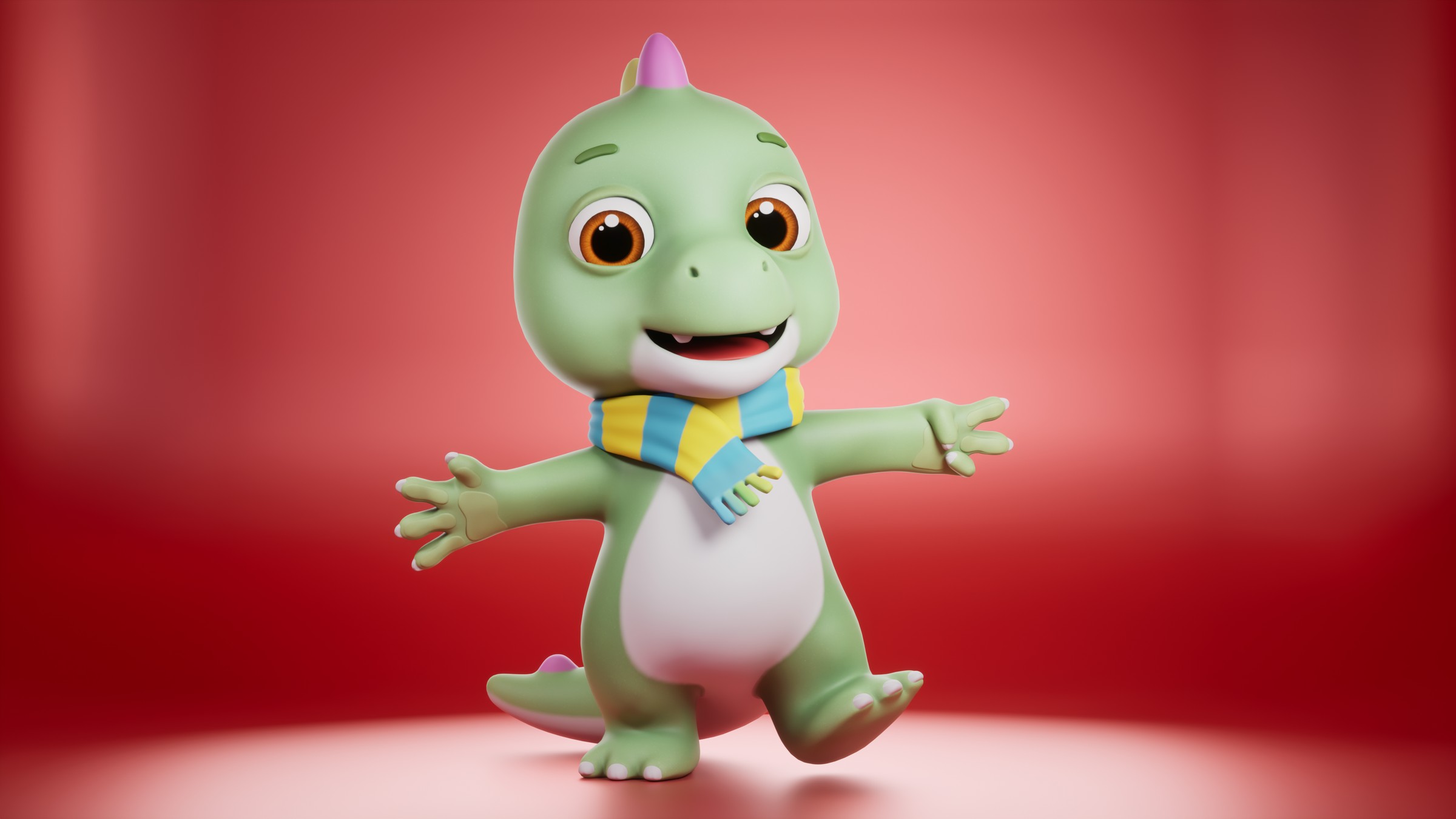 Dino Stylistic Creature Plate 02