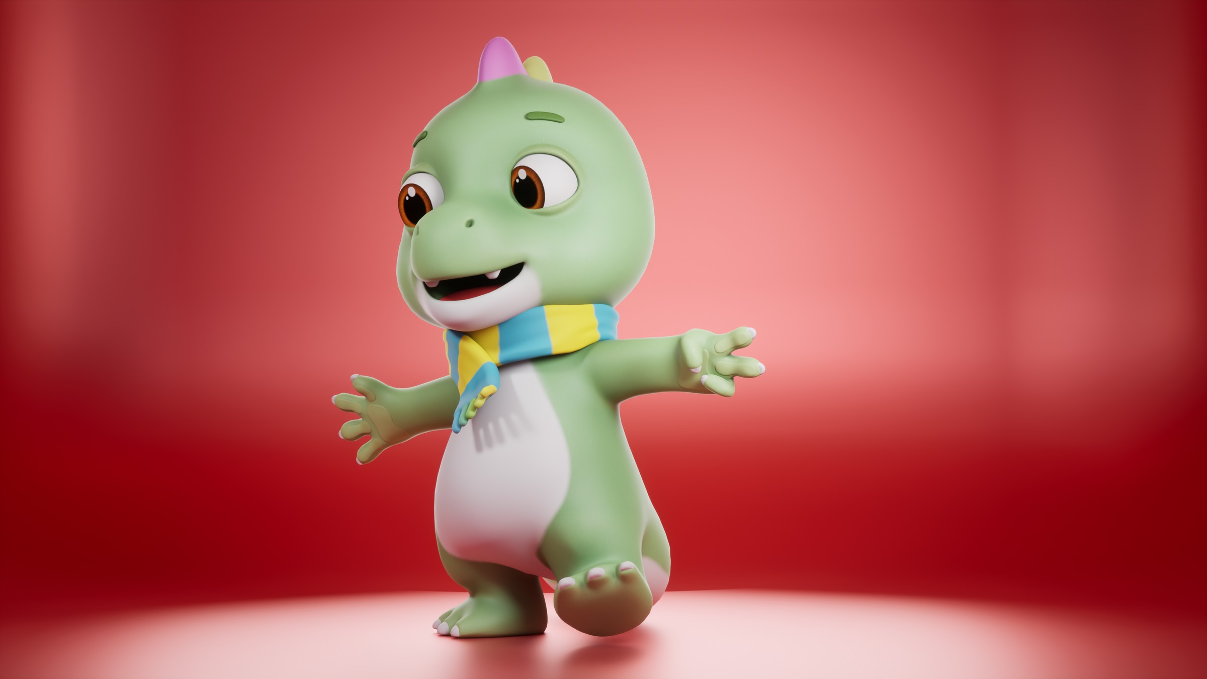 Dino Stylistic Creature Plate 03