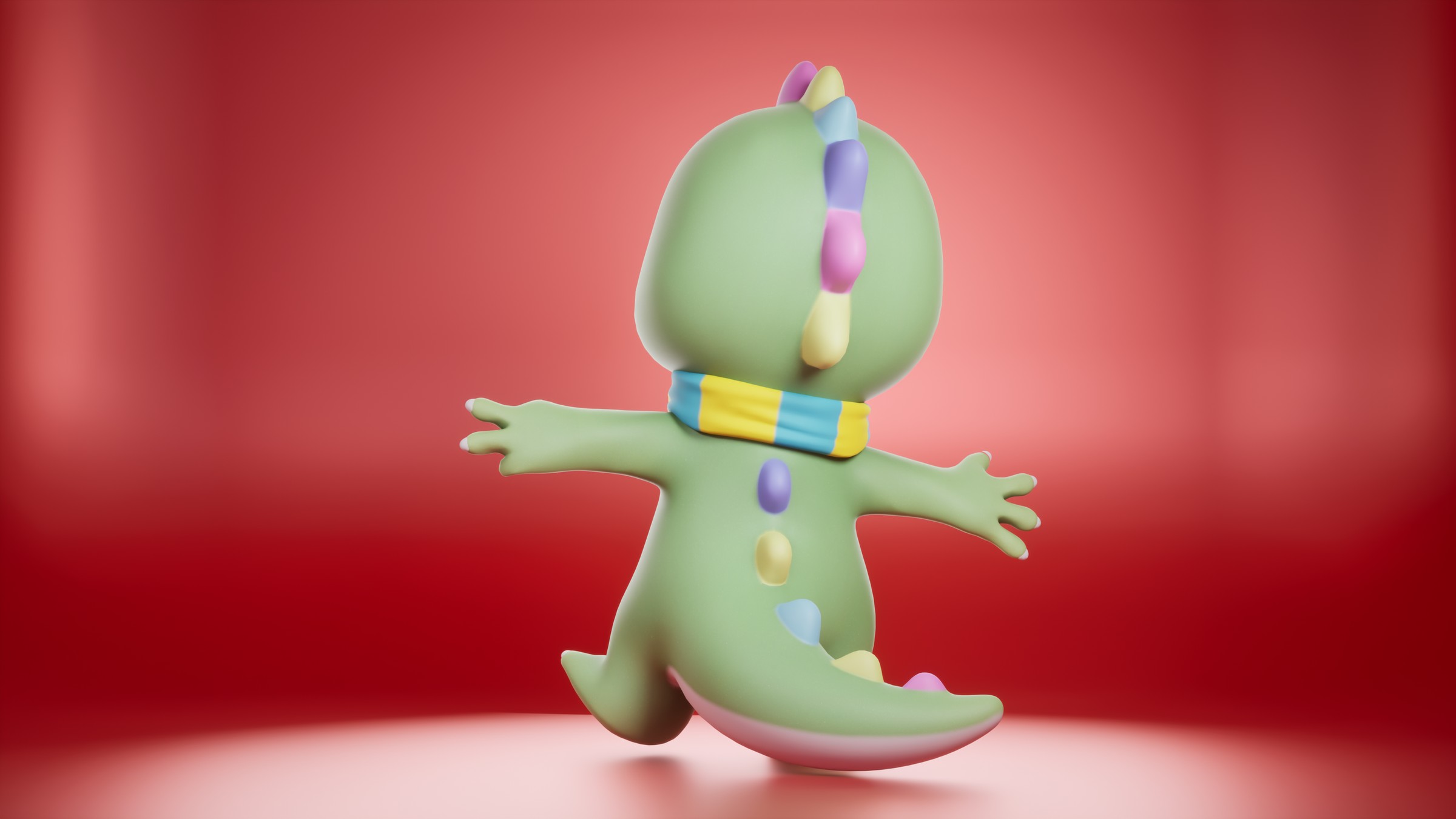 Dino Stylistic Creature Plate 05